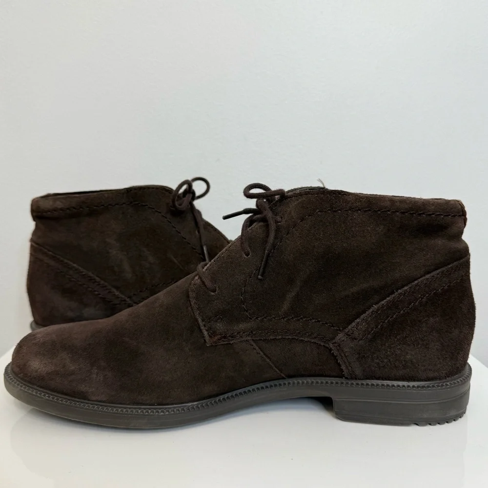 Rockport Brown Suede Berenger Chukka Boots Shoe Men’s Size 10.5 Comfort Dress